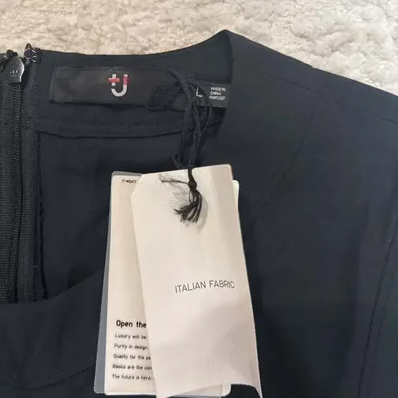 UNIQLO Gathered Sleeveless‎ Dress Black - Picture 2 of 7